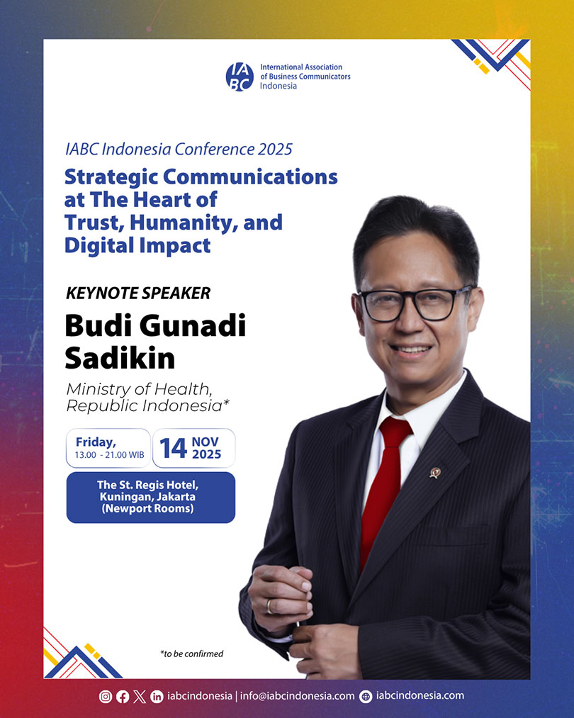 IABC Conference 2025 Keynote Speaker Budi Gunadi Sadikin IABC Conference 2025 Keynote Speaker Budi Gunadi Sadikin