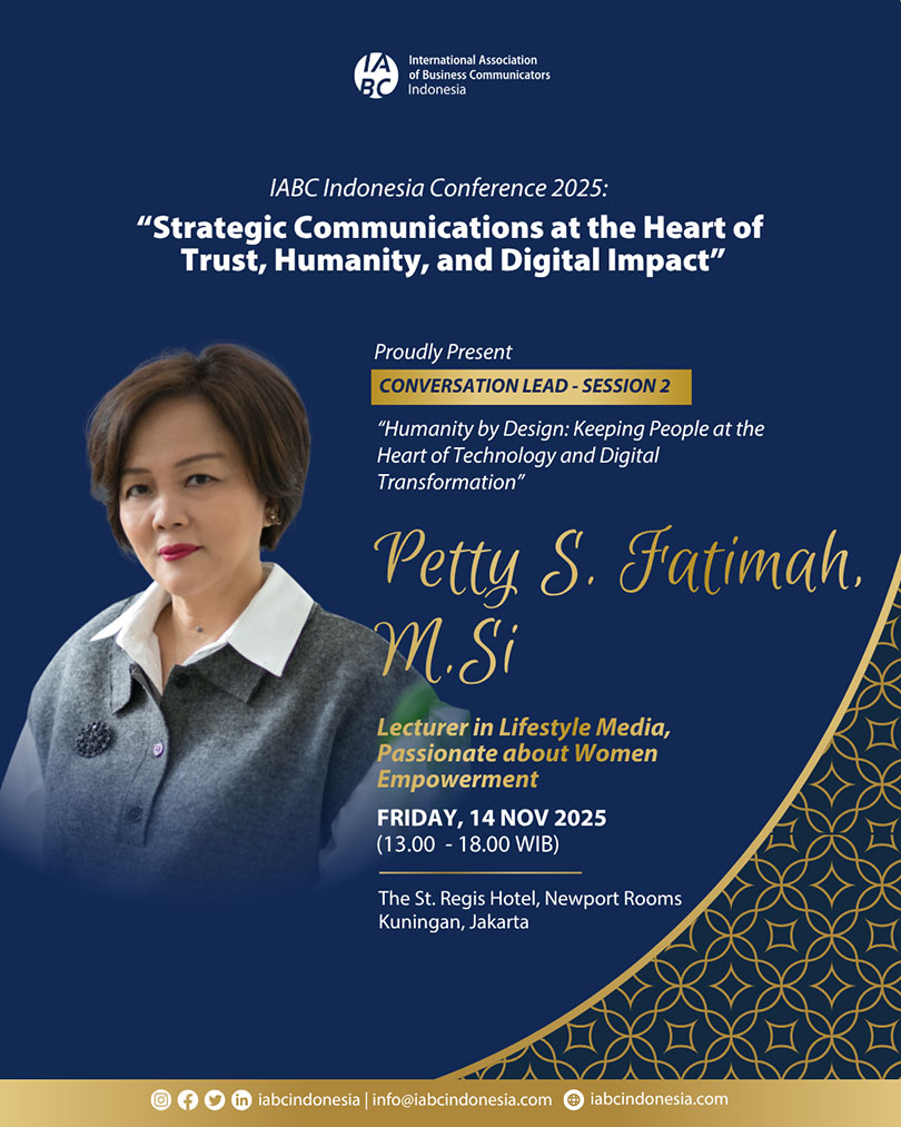 IABC Conference 2025 Moderator Petty S Fatimah IABC Conference 2025 Moderator Petty S Fatimah