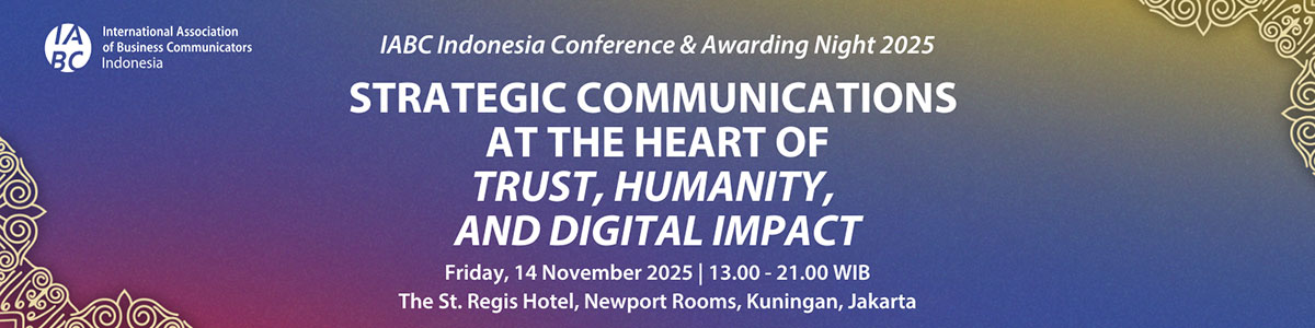 IABC Indonesia Conference 2025 Page Header IABC Indonesia Conference 2025 Page Header