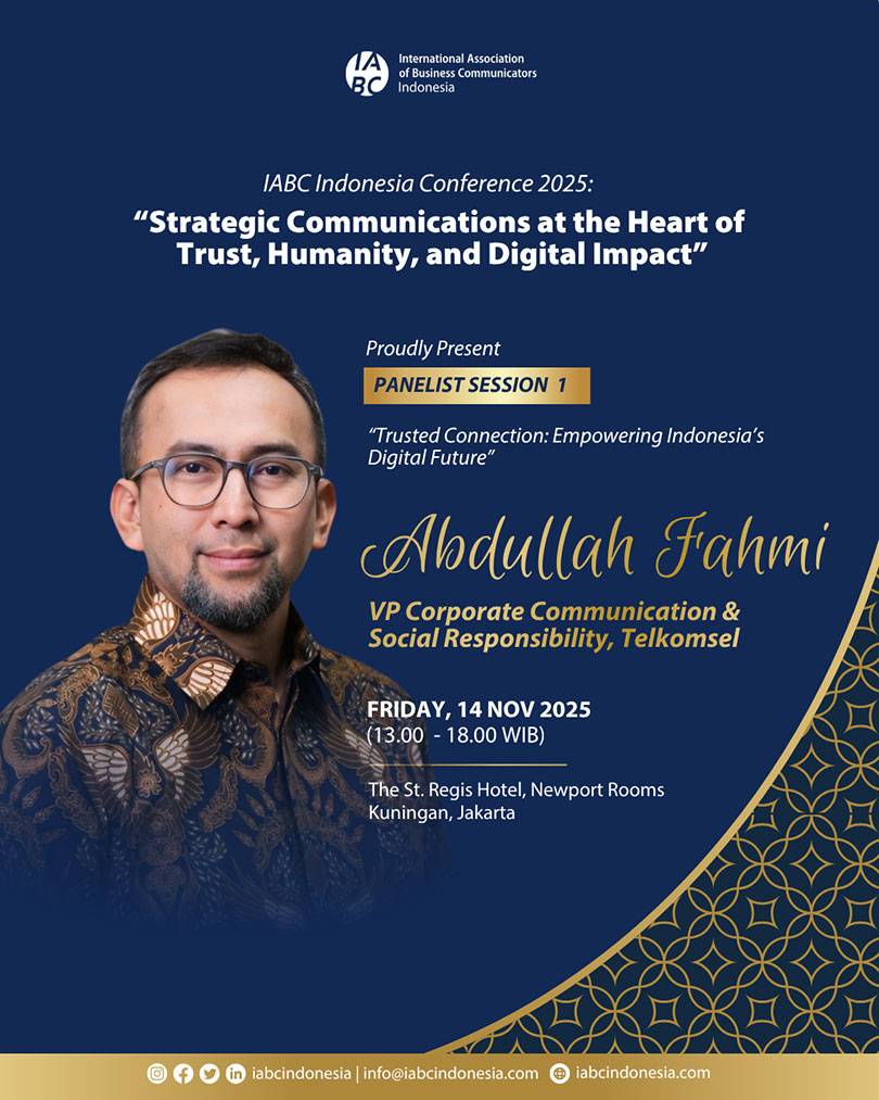 IABC Conference 2025 Panelist Abdullah Fahmi IABC Conference 2025 Panelist Abdullah Fahmi