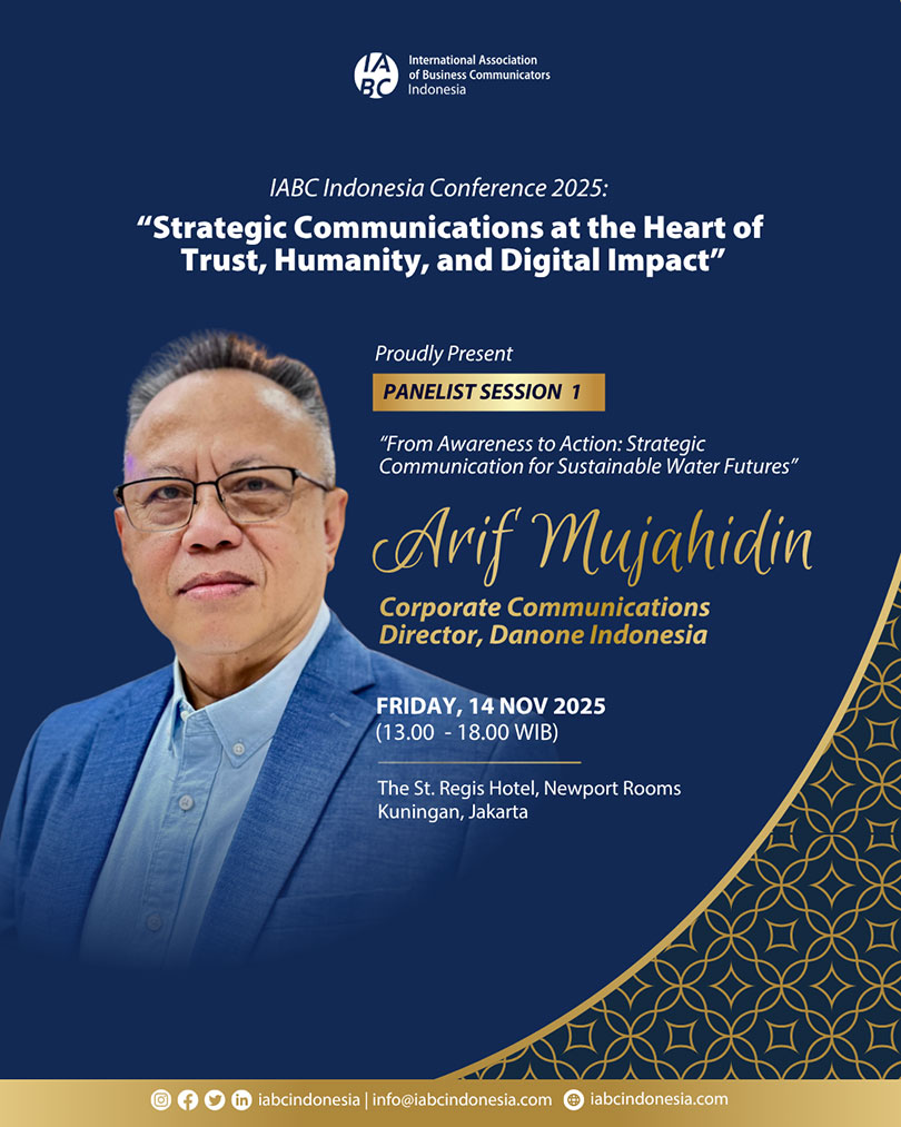 IABC Conference 2025 Panelist Arif Mujahidin IABC Conference 2025 Panelist Arif Mujahidin