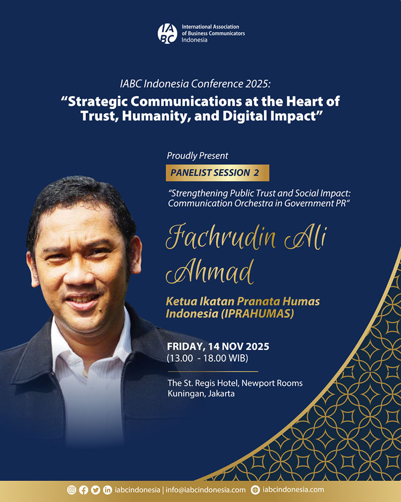 IABC Conference 2025 Panelist Fachrudin Ali Ahmad IABC Conference 2025 Panelist Fachrudin Ali Ahmad