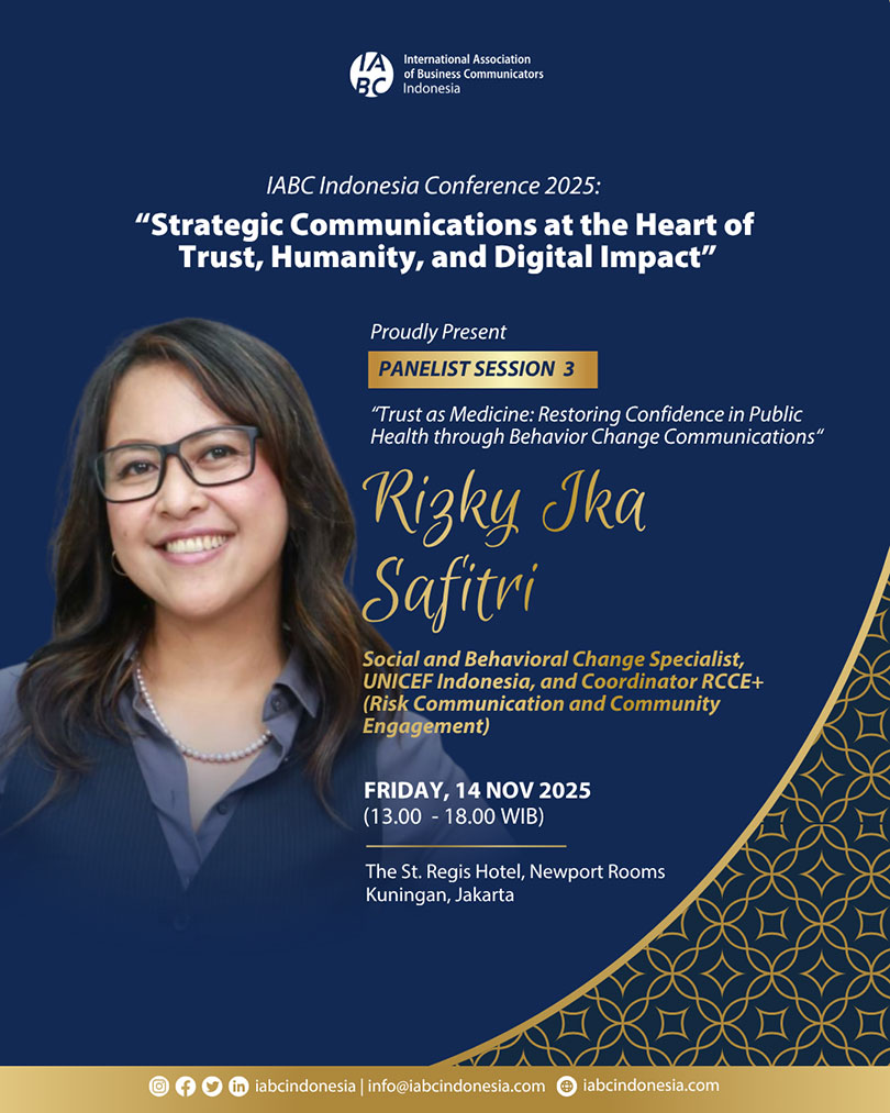 IABC Conference 2025 Panelist Rizky Ika Safitri IABC Conference 2025 Panelist Rizky Ika Safitri