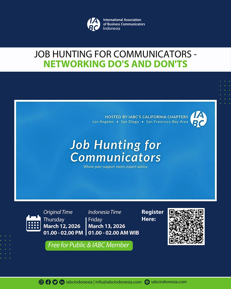 Job Hunting for Communicators - Networking Do's and Don'ts